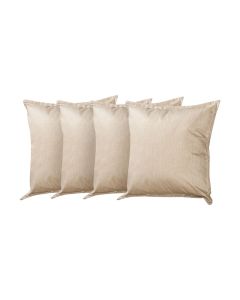 Kit 4 Almofadas Decorativas Bali Linho Bege