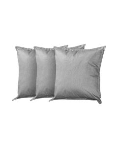Kit 3 Almofadas Decorativas Bali Linho Cinza