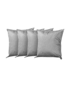 Kit 4 Almofadas Decorativas Bali Linho Cinza