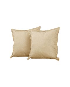 Kit 2 Almofadas Decorativas Bali Linho Dourado