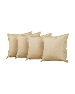 Kit 4 Almofadas Decorativas Bali Linho Dourado