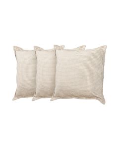 Kit 3 Almofadas Decorativas Bali Linho Estampado