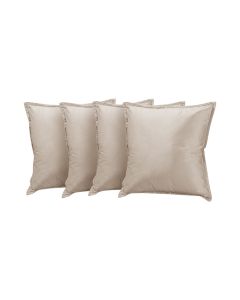 Kit 4 Almofadas Decorativas Bali Veludo Bege