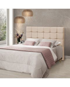 Cabeceira Cama King Estofada 1,93 - Maia Linho Cru